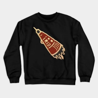 Vintage Red Rocket Up USA Crewneck Sweatshirt